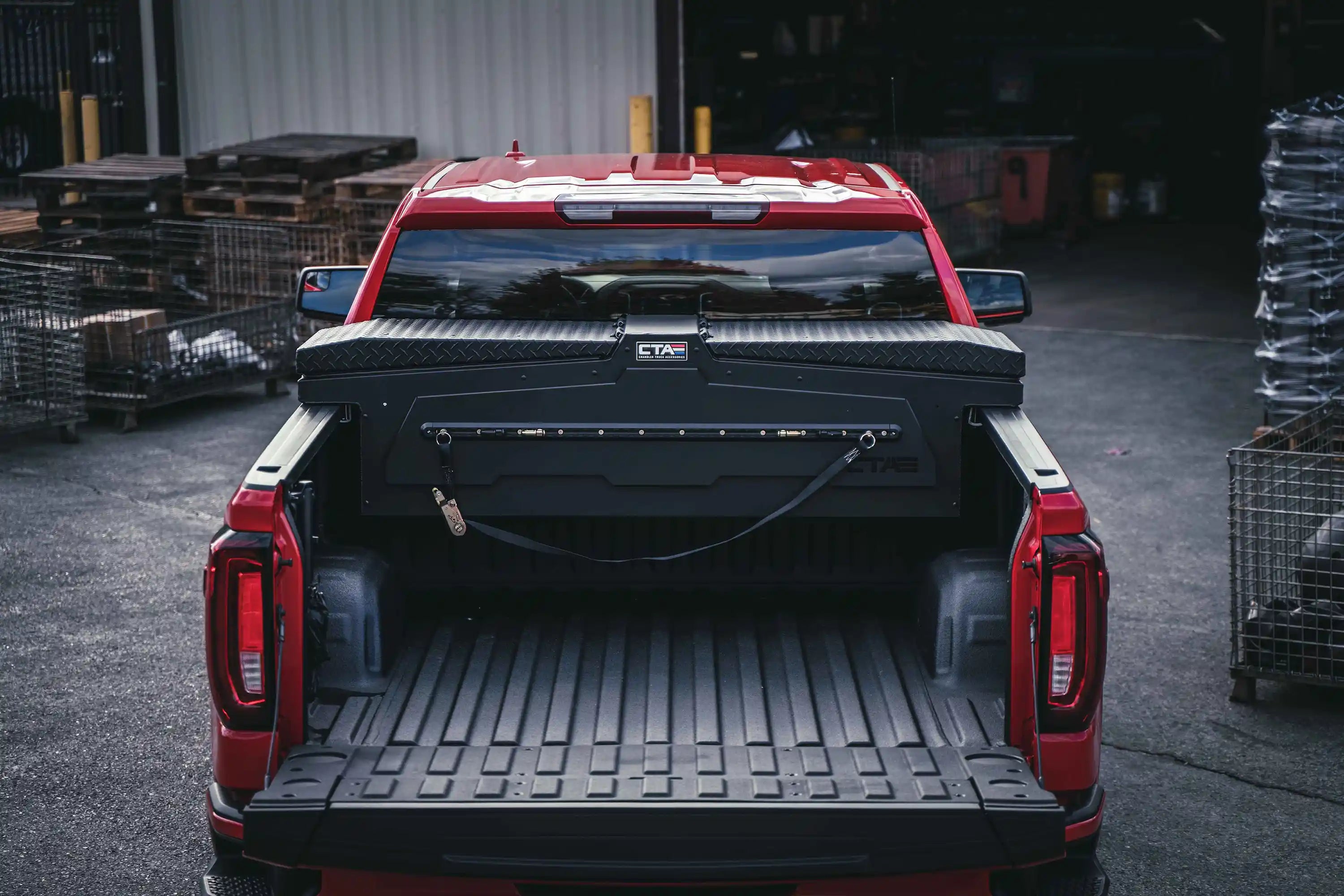 truck with tool box and bed storage installed by Starwood Customs upfitting shop in Northwest Arkansas | Springdale, Rogers, Bentonville, Fayetteville